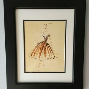 Vintage Fashion Print Art