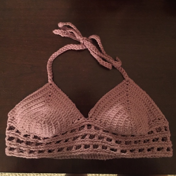 Handmade crochet bralette