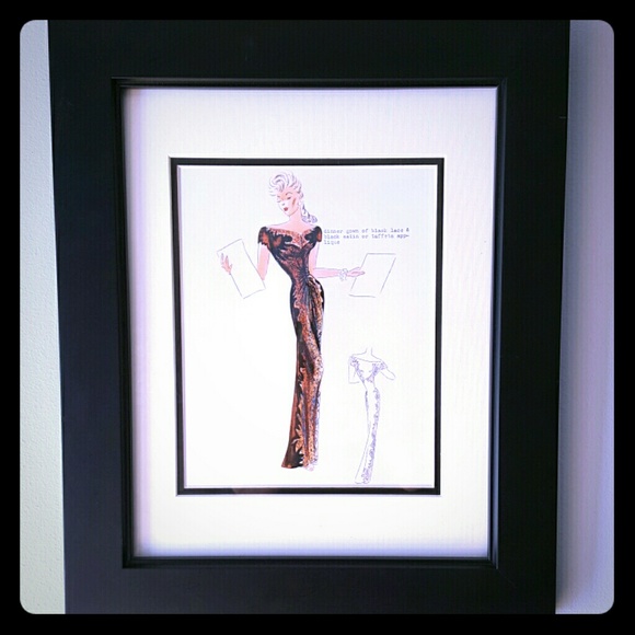 Vintage Fashion Print Art