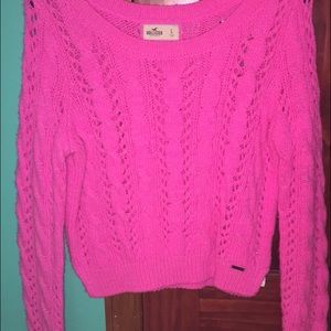 Pink sweater