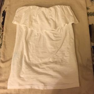 Lilly Pulitzer white strapless shirt