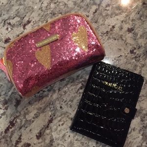 VS glitter Makeup bag + passport cover