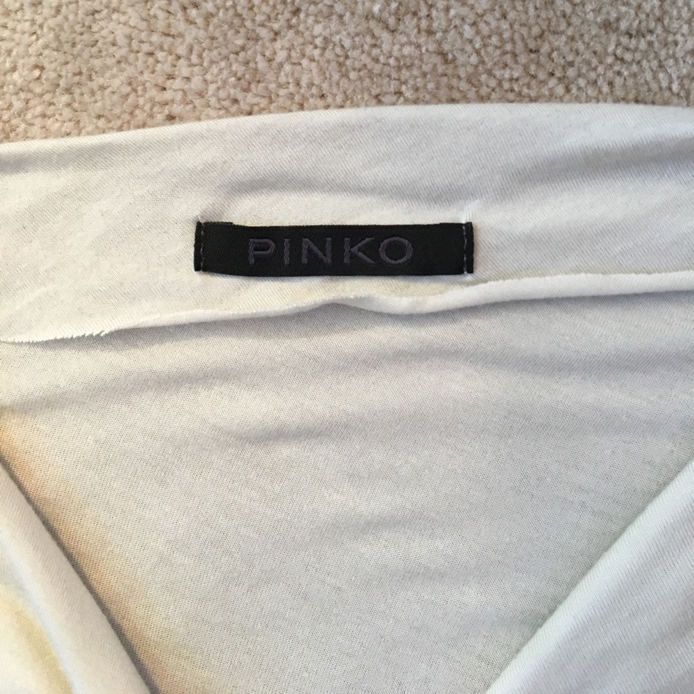 Pinko draped knit top. - Picture 3 of 6