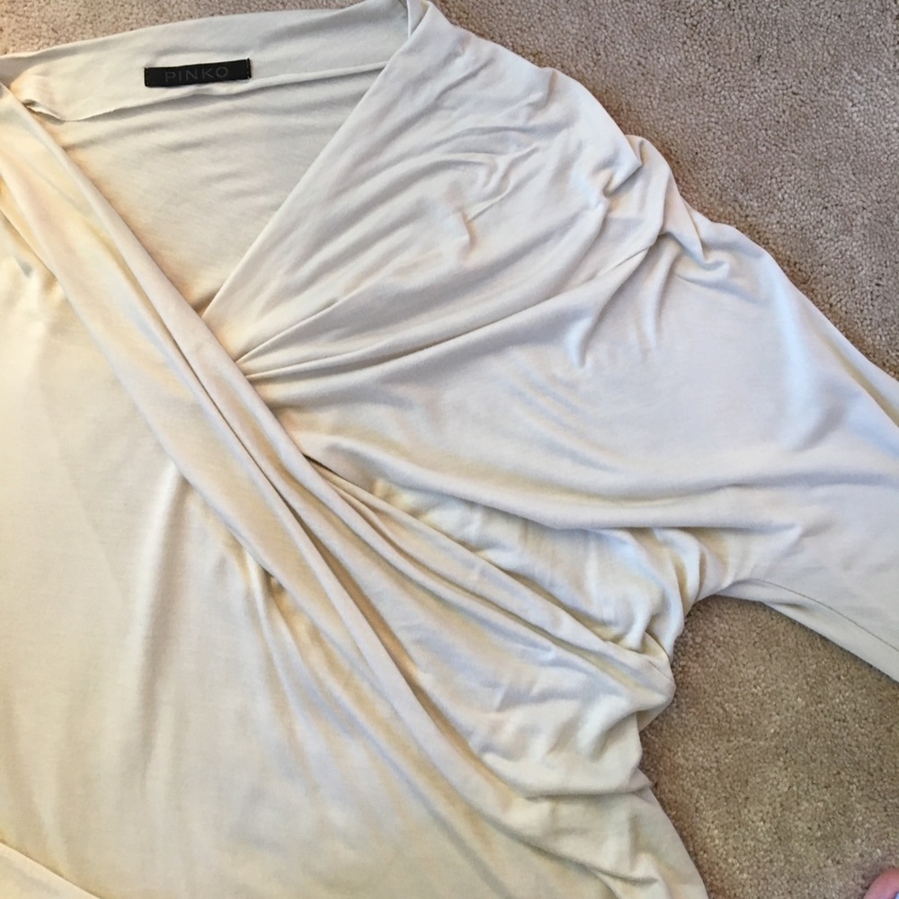 Pinko draped knit top. - Picture 4 of 6