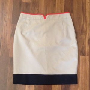 Tahari Lace Up Skirt