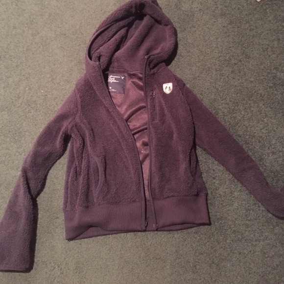 Navy fleece jacket