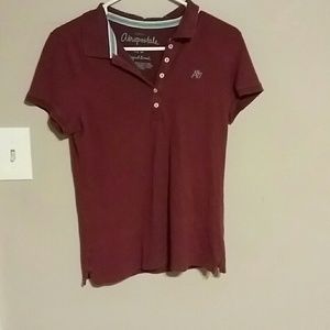 Maroon areopostale polo