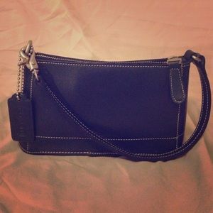 100% genuine leather Coach mini purse