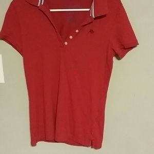 Red aeropostal polo