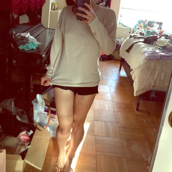 Sweaters - Light weight oatmeal sweater