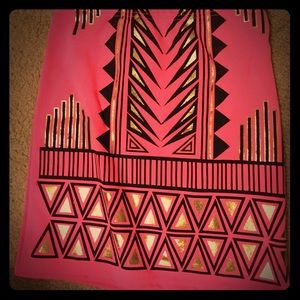 Neon Print County Mini Skirt