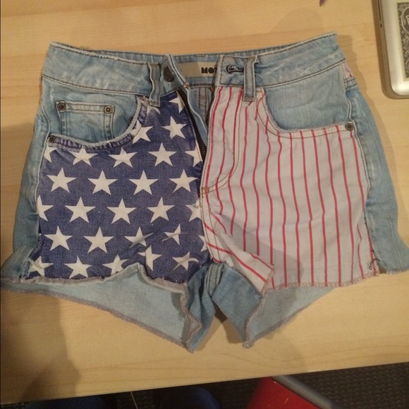American flag shorts