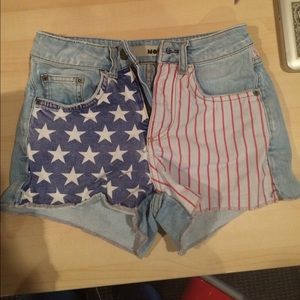 American flag shorts