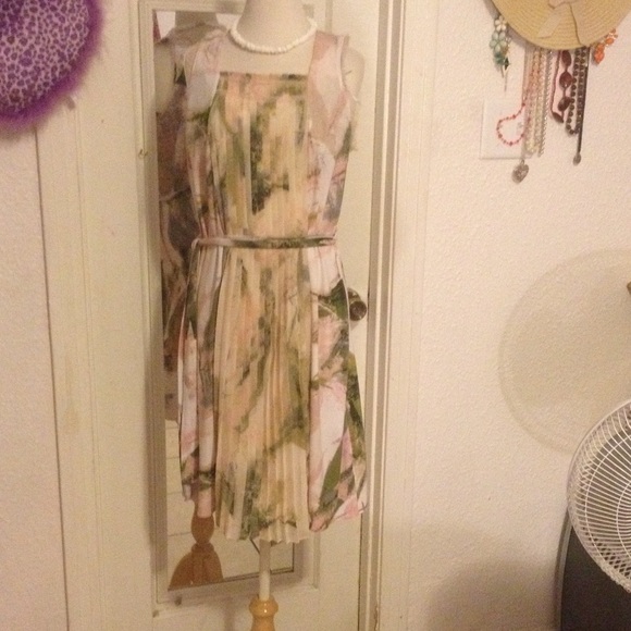 Vera Wang chiffon dress