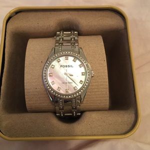 Fossil silver watch