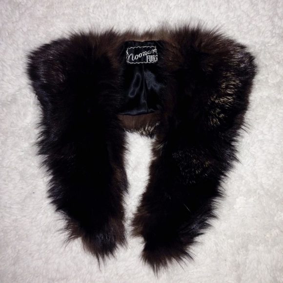 Genuine Brown Fox Fur Collar 🍂🐕