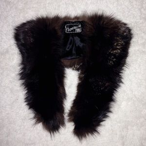 Genuine Brown Fox Fur Collar 🍂🐕