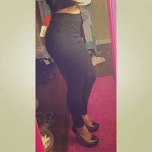Black Forever 21 High Waist Leggings