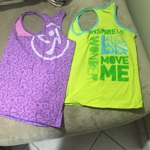 Zumba Tanks Size Large