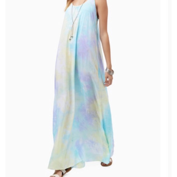 Tobi Large Tie Dye Maxi Dress
