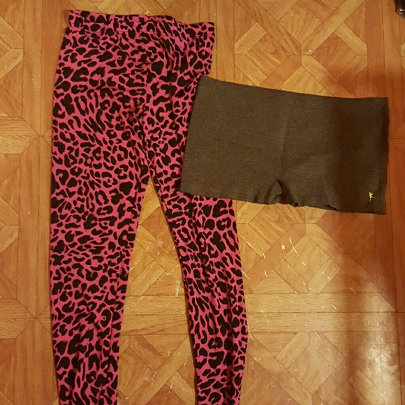 Legging and compression shorts