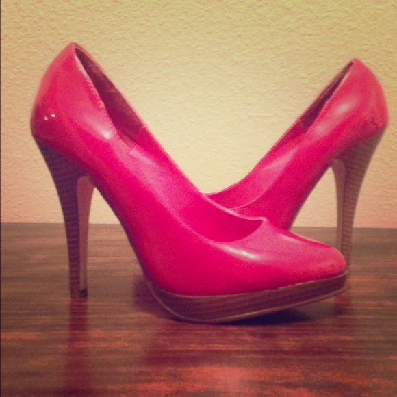 Top Moda Platform Patent Leather High Heels - Picture 1 of 4