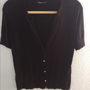 Ann Taylor Black knit top