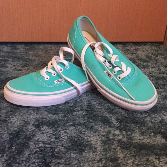 Vans Shoes - Blue/green Vans