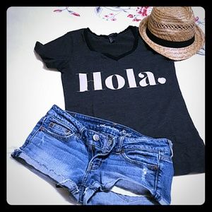 "HOLA" tee