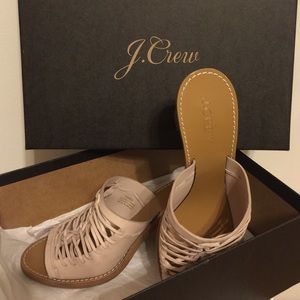 J.Crew "Marlow Huarache Mules"