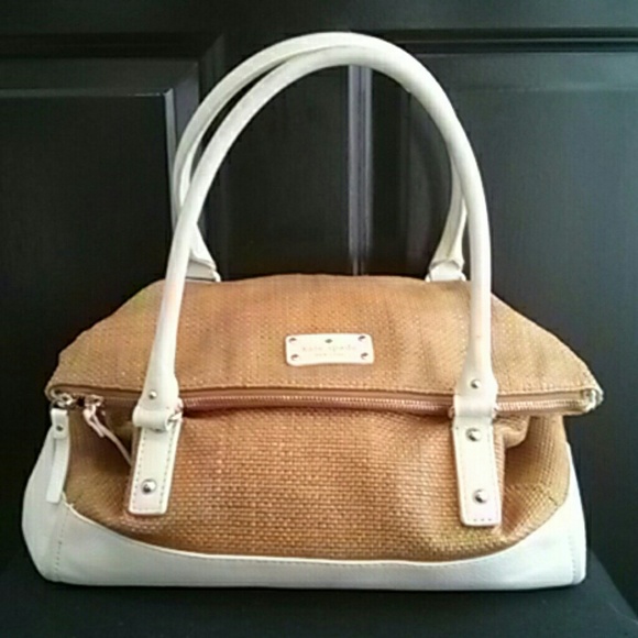 SOLD! Kate Spade Cobble Hill Burlap bag