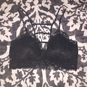 Caged back bralette