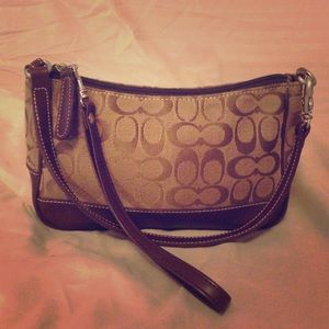 Coach logo purse