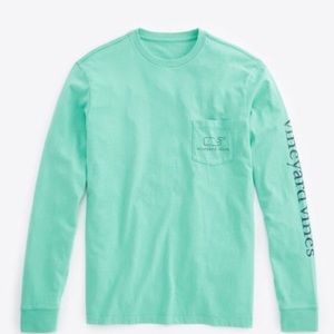 Vineyard vines green LS