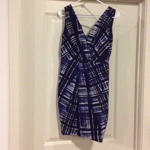 Banana Republic multi-blue dress
