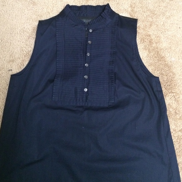 J Crew top NWOT Navy size 8