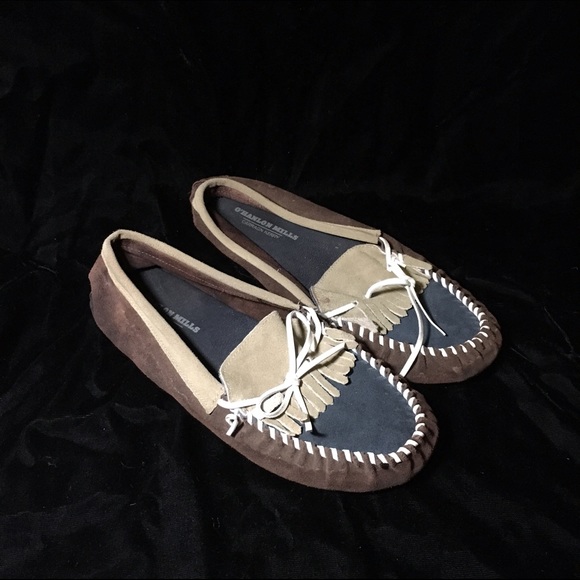 Brown Slip On Moccasins
