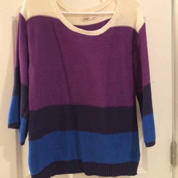 Color block sweater