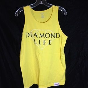 Diamond Supply Yellow Tank