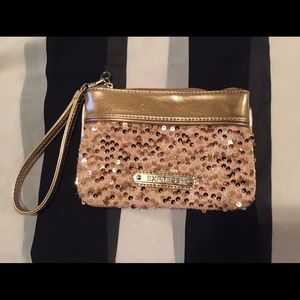 Express RoseGold Wristlet