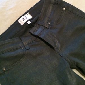 Paige forest green pants