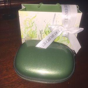 LaMer travel bag w/cream, serum & eye concentrate