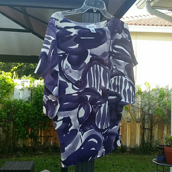 New Calvin Klein purple top