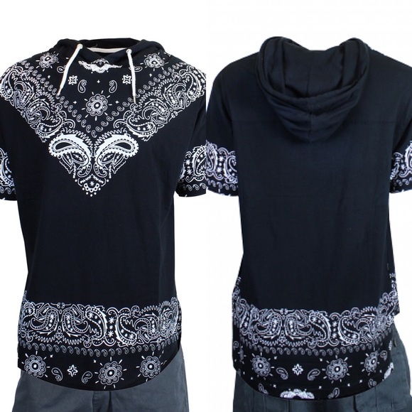 Elongated Tee with Hoody - Unisex