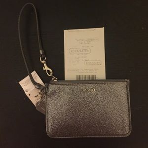 Coach Glitter Wristlet