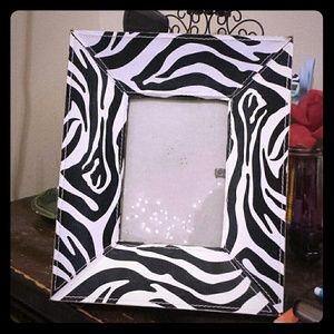 Zebra pichure frame