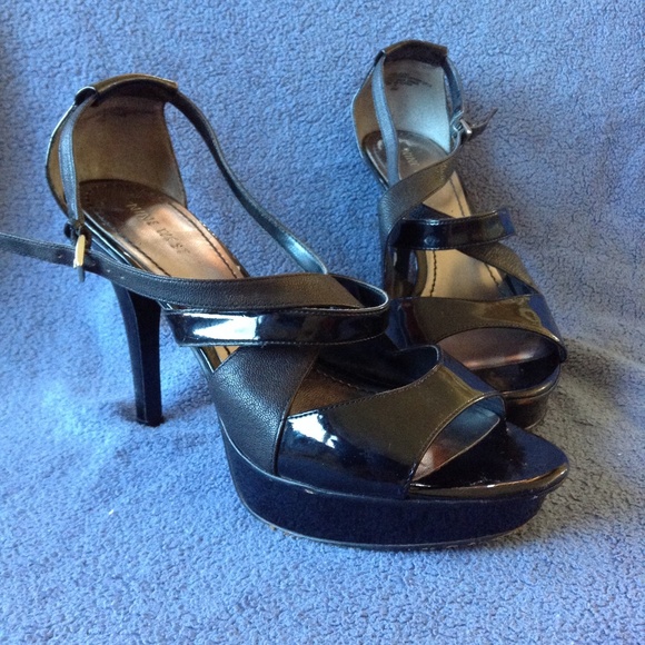 Nine West black heels sz 8