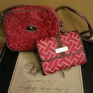 Cross-body purse and wallet