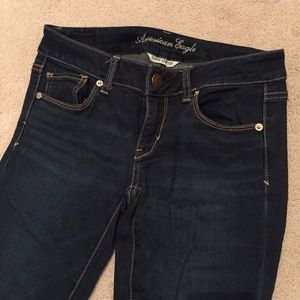 American Eagle Skinny Stretch Dark Jeans size 2