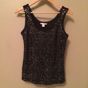 Banana Republic sequin tank